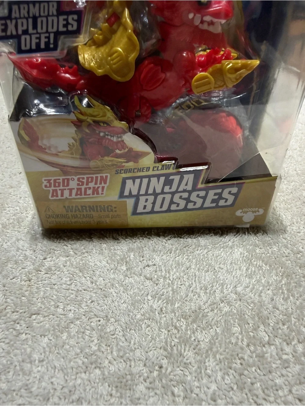 Legends of Akedo Ninja Fury Ninja Bosses Scorched Claw